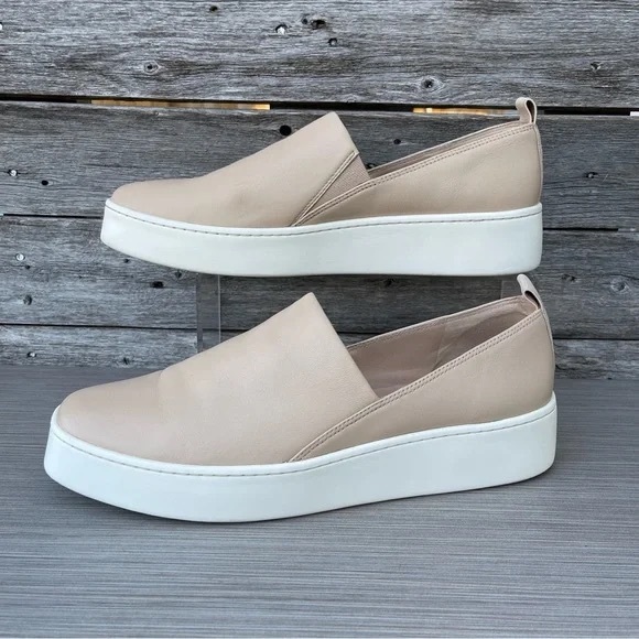 Vince Saxon 2 Slip On Platform Sneakers size 7.5 - Picture 1 of 7